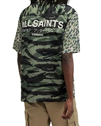 Underground Short Sleeve Button Front Camp Shirt