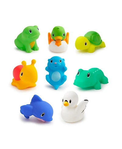 Munchkin Lake Animal Bath Squirts, 8 Pack - Ages 8 Months+