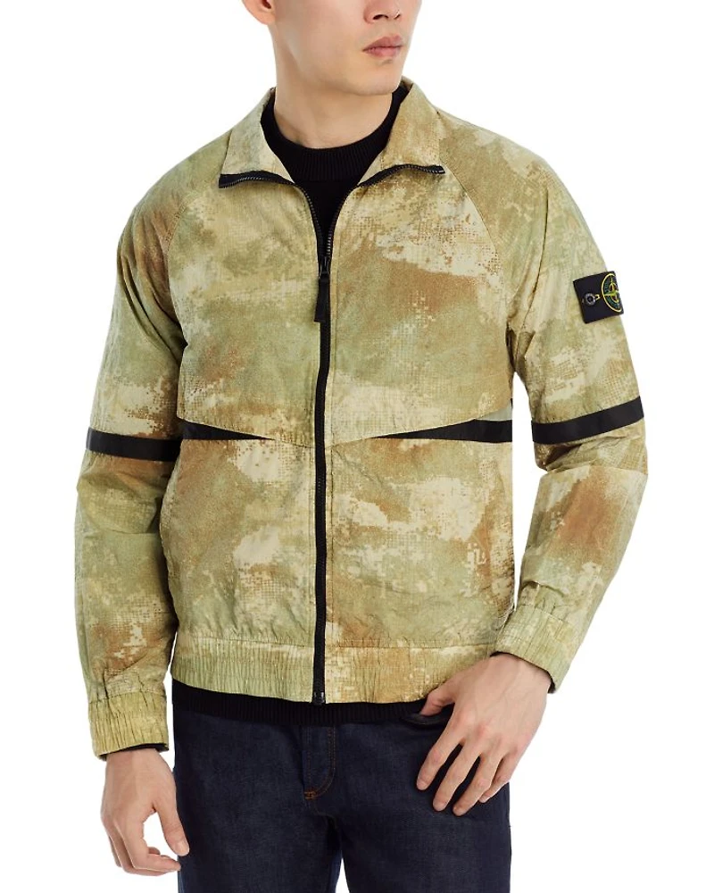 Regular Fit Pixelated Camo Jacket