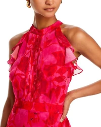 Sleeveless Ruffled Maxi Dress - Exclusive