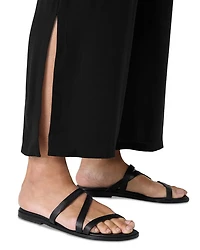 High Rise Silk Pants