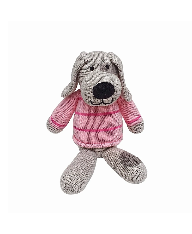 Melange Collection Knit Cotton Spotted Dog