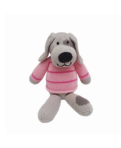Melange Collection Knit Cotton Spotted Dog