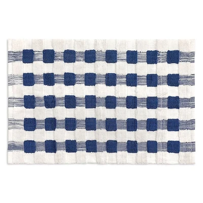 Texture Check Basic Bath Rug, 24" x 36"
