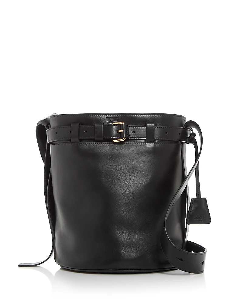 Moschino Leather Bucket Shoulder Bag