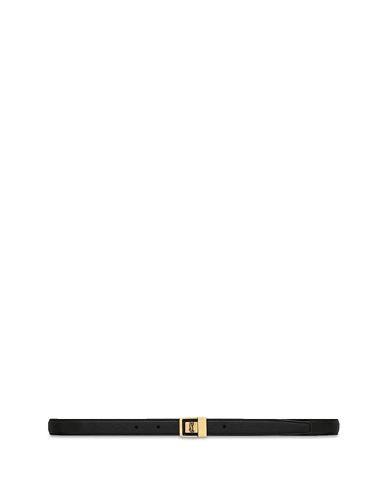 Saint Laurent La 66 Buckle Thin Belt