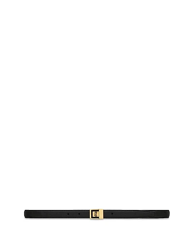 Saint Laurent La 66 Buckle Thin Belt