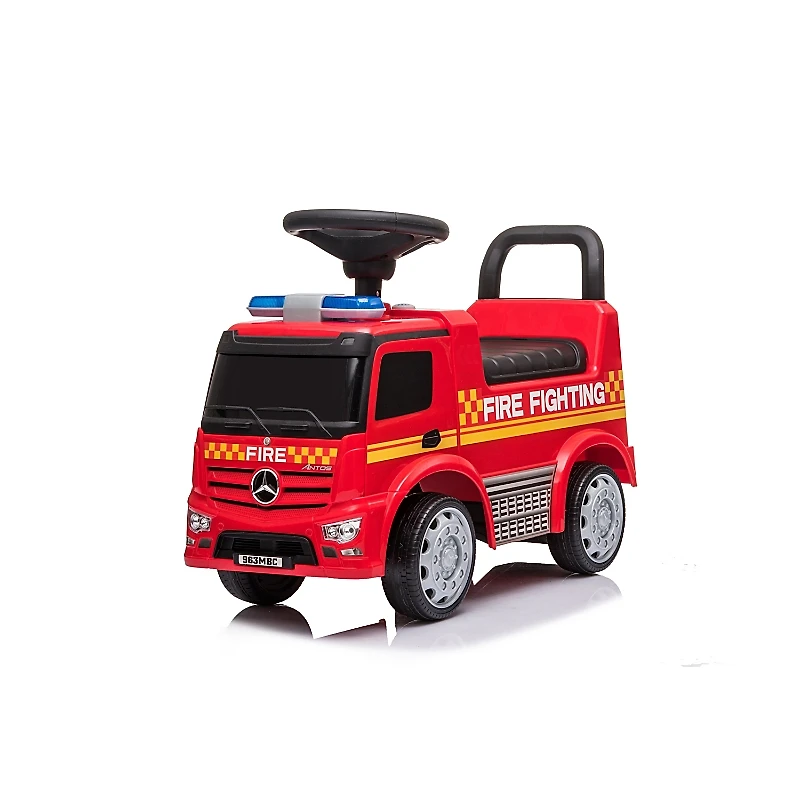 Freddo Unisex Mercedes Antos Kids Fire Truck 1-Seater Push Car - Ages 1 Years +