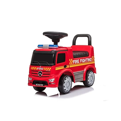 Freddo Unisex Mercedes Antos Kids Fire Truck 1-Seater Push Car - Ages 1 Years +