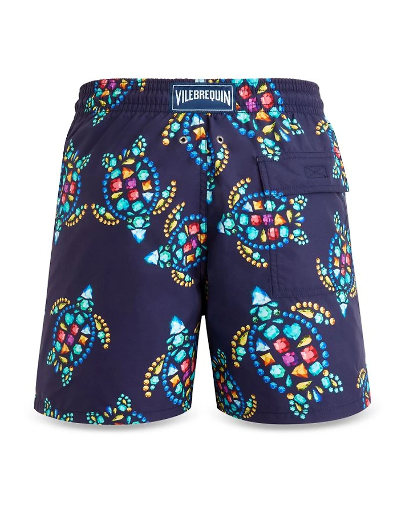 Moorea Vendome Turtles Print 6" Swim Trunks