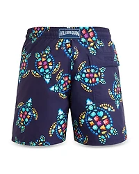 Moorea Vendome Turtles Print 6" Swim Trunks