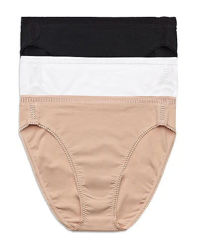 On Gossamer Cabana Cotton High Waist Briefs, Pack of 3