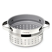 Caraway Stainless Steel Nonstick Saucepan Steamer