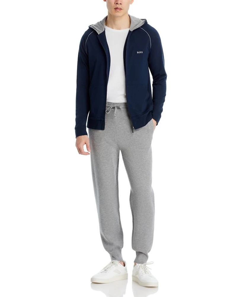 Mix & Match Cotton Blend Full Zip Hooded Jacket