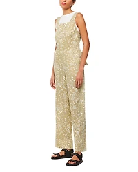 Whistles Tropical Leaves Jumpsuit
