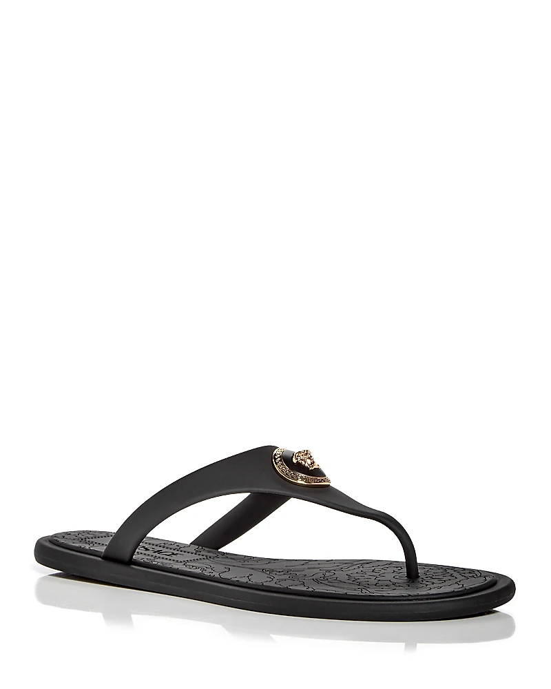 Versace Women's Alia Medusa Thong Sandals