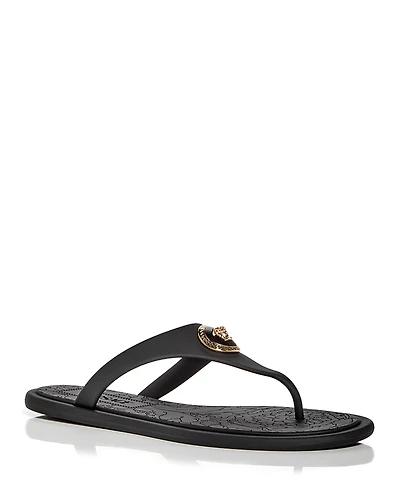 Versace Women's Alia Medusa Thong Sandals