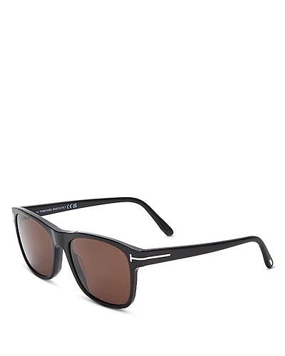 Tom Ford Giulio Square Sunglasses, 57mm