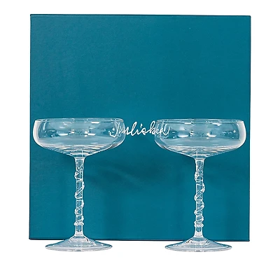Juliska Amalia Cocktail Coupe, Set of 2