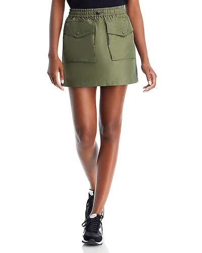 Moncler Taffeta Cargo Skirt