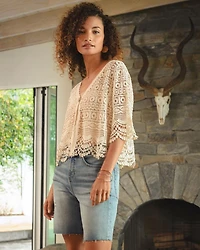 Scalloped Crochet Bolero