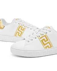 Women's Embroidered Lace Up Sneakers