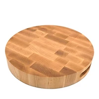 12" Round Maple End Grain Board