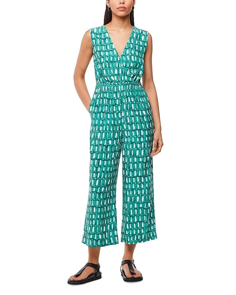 Whistles Linked Smudge Lorna Jumpsuit