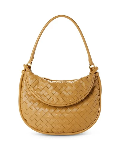 Medium Gemelli Intrecciato Leather Shoulder Bag