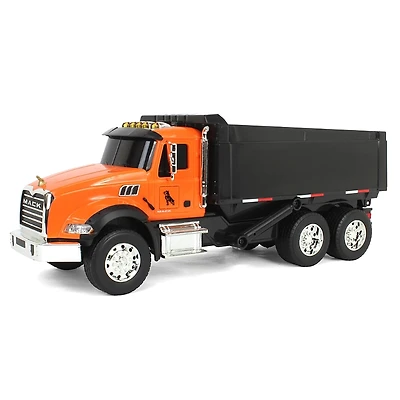 First Gear Inc. 1/24 Durable Plastic Mack Granite Dump Truck with Lights & Sounds 5-7 - Ages 5-7