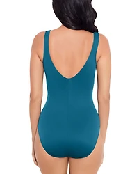 Rock Solid Avra Underwire Asymmetric One Piece Swimsuit