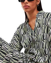 Checkerboard Tiger Boxy Shirt