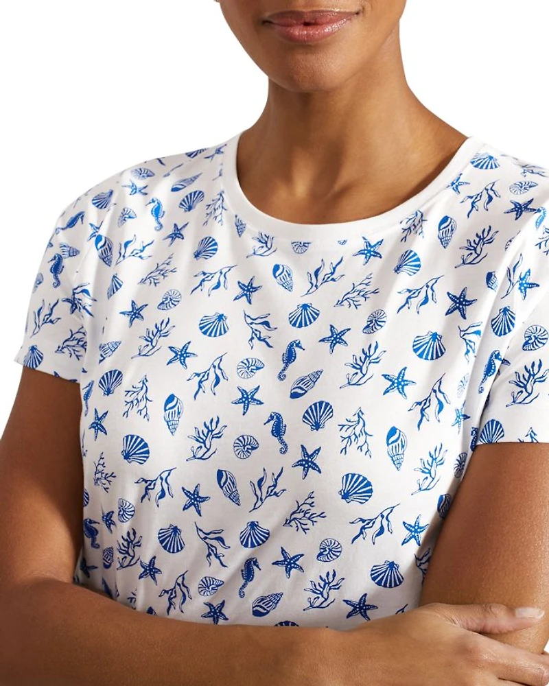 Pixie Cotton Printed Tee