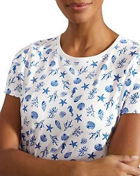 Pixie Cotton Printed Tee