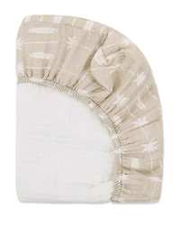 Quilted Changing Pad Cover GOTS Certified Organic Muslin Cotton