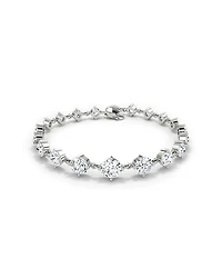 Infinity Linked Lab-Grown Diamond Tennis Bracelet 14K Yellow Gold, 6.60ctw Round Brilliant Lab Grown Diamonds, 6.5"
