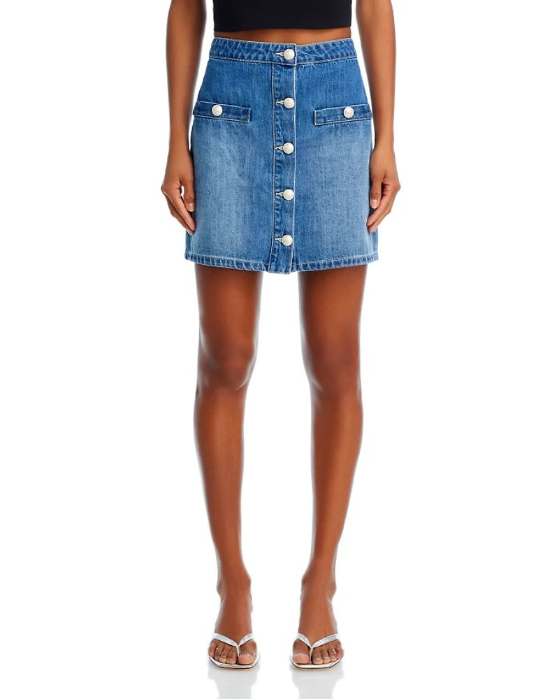 Kris Denim Mini Skirt
