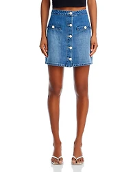 Kris Denim Mini Skirt