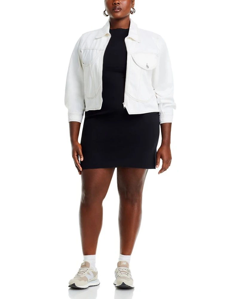 Ponte Knit Sheath Mini Dress - Exclusive