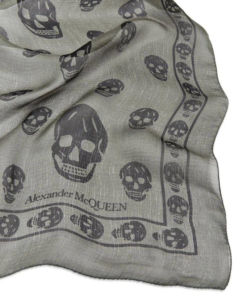 Skull Silk Scarf