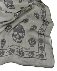 Skull Silk Scarf
