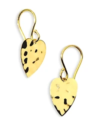 Ippolita 18K Yellow Gold 18K Classico Crinkle Mini Heart Drop Earrings