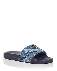 Women's Meena Eagle Quilted Slide Sandals