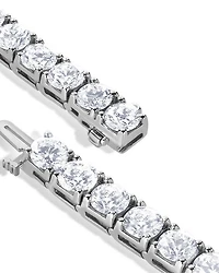 Certified Lab Grown Diamond Tennis Bracelet in 18K White Gold