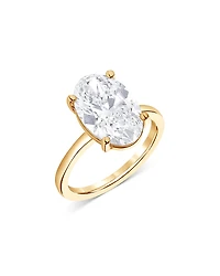 Bloomingdale's Fine Collection Certified Lab Grown Oval-Cut Diamond Engagement Ring