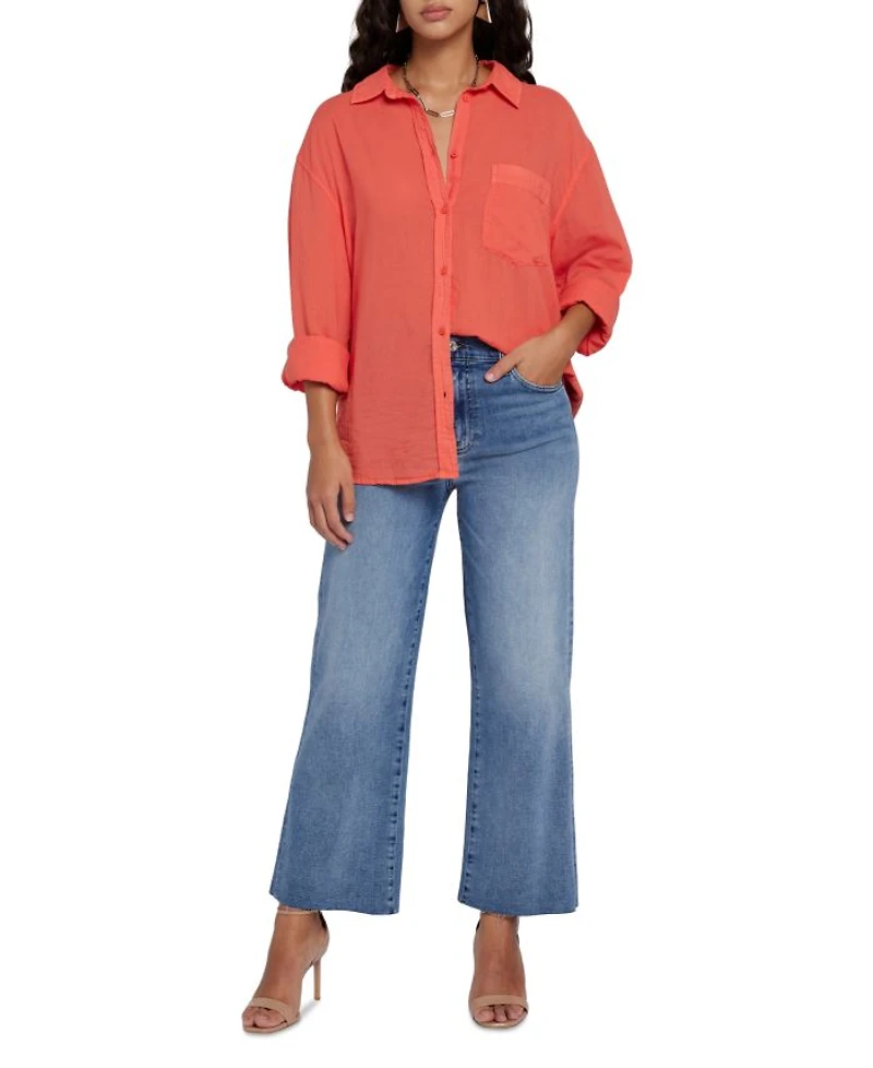 High Rise Cropped Wide Leg Alexa Jeans Heidi