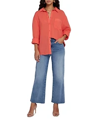 High Rise Cropped Wide Leg Alexa Jeans Heidi