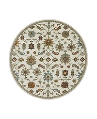 Oriental Weavers Andorra 2419B Round Area Rug, 7'10 x 7'10
