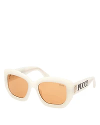 Pucci Geometric Sunglasses, 54mm