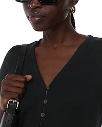 Button Front Top